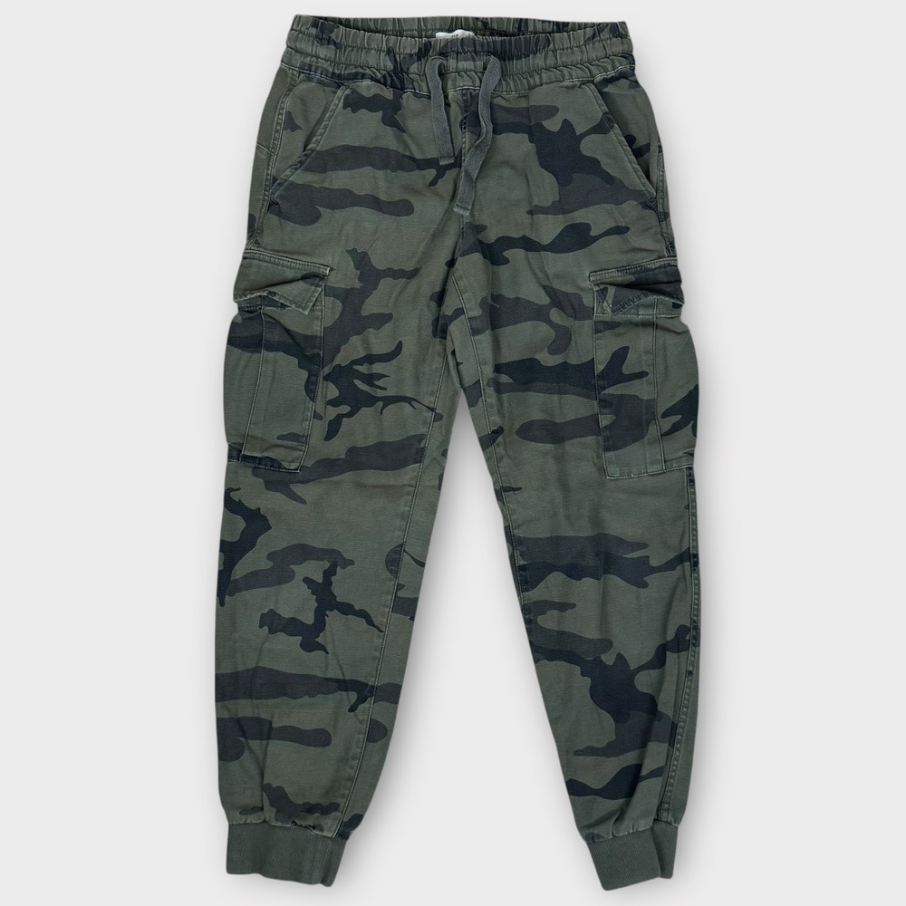 Aritzia Tna Camouflage Cargo Jogger‎ Pants Women's S Elastic Waist Drawstring